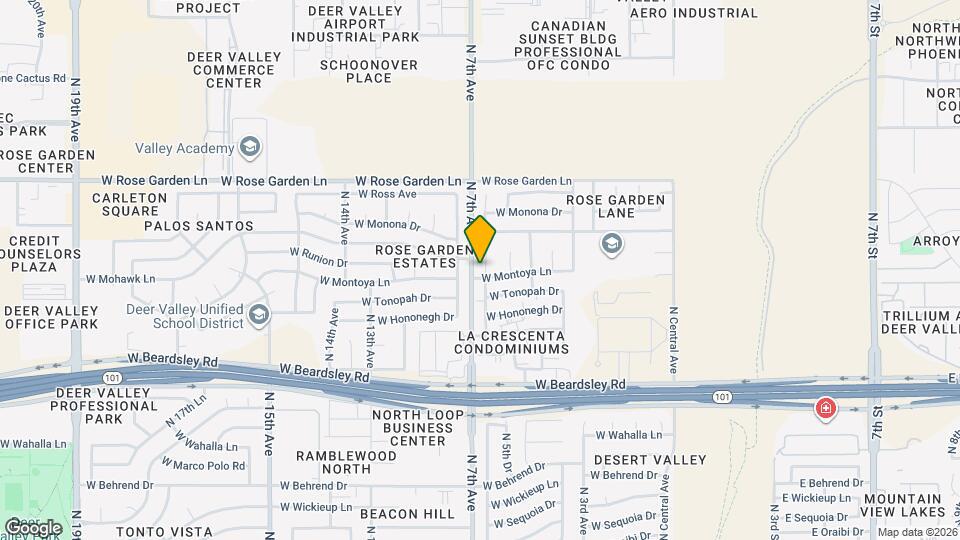 20610 N 6th Dr Mapa y Detalles de la Ubicación