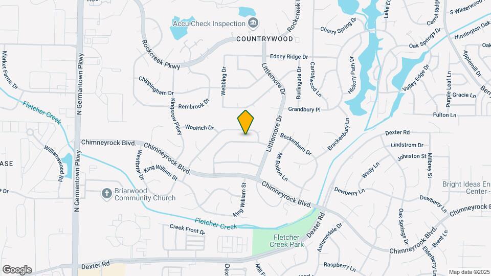 8534 Buckhurst Rd Map and Location Details