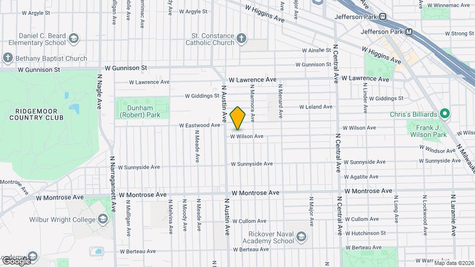 5934 W Wilson Ave Map and Location Details