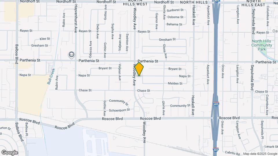 8552 Woodley Ave Map and Location Details