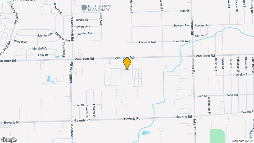 5928 Frederick St Map and Location Details