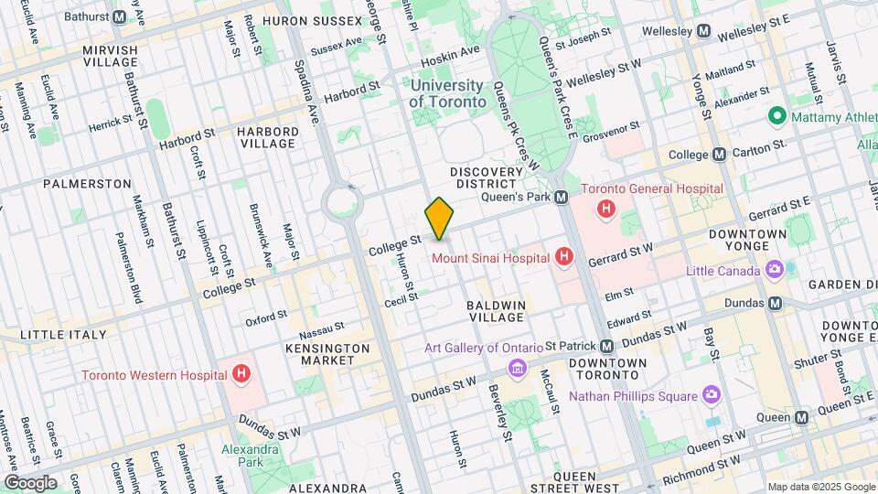 Cawthra Mansions Co-operative Map and Location Details