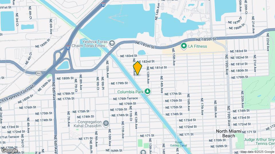 1214 NE 180th St Map and Location Details