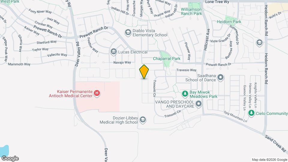 5329 Frisanco Wy Map and Location Details