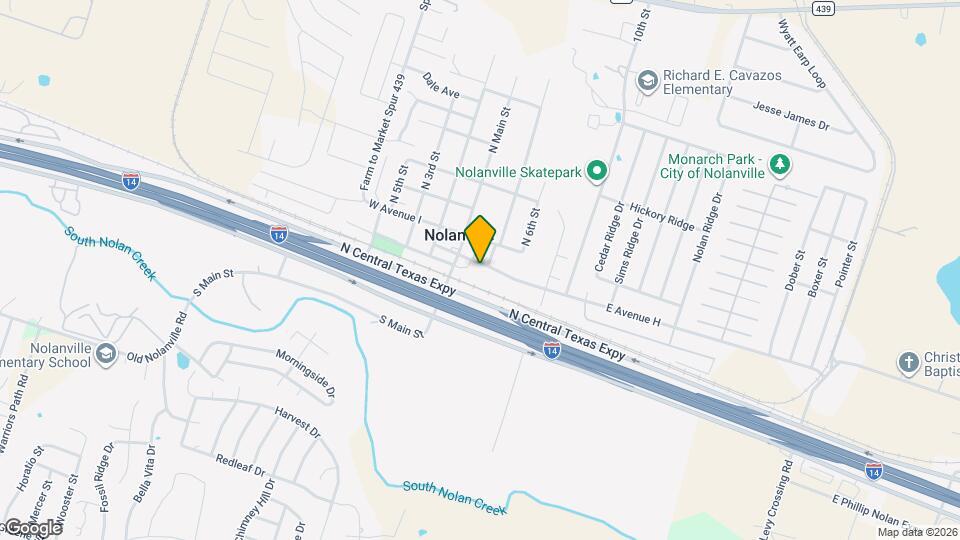 202 E Avenue H Map and Location Details