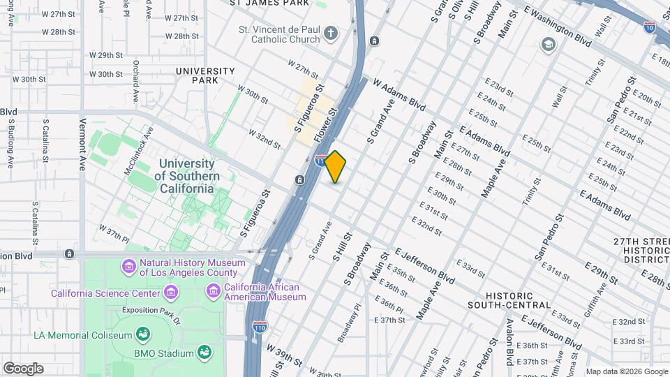 311 1/2 W 33rd St, Unit 1/2 Map and Location Details