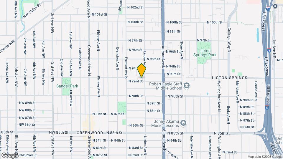 746 N 92nd St Map and Location Details