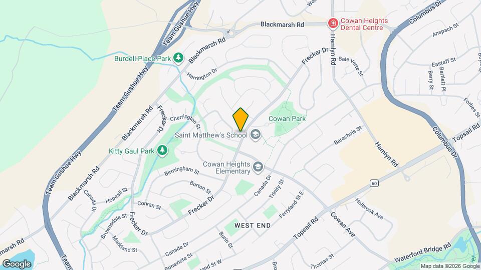 104 Frecker Dr Map and Location Details