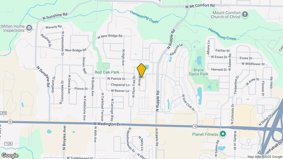 1588 N Hazeltine Dr Map and Location Details