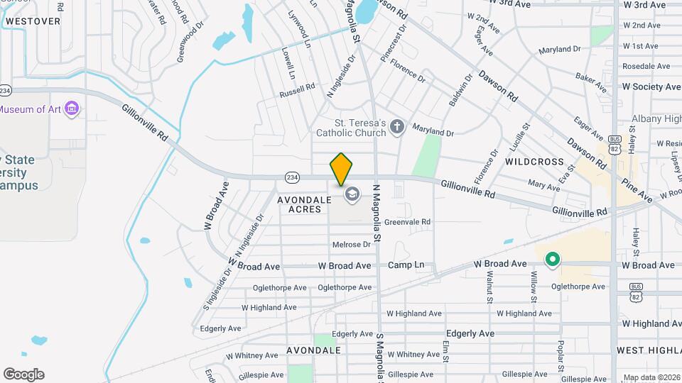 1715 Samford Ave Mapa y Detalles de la Ubicación