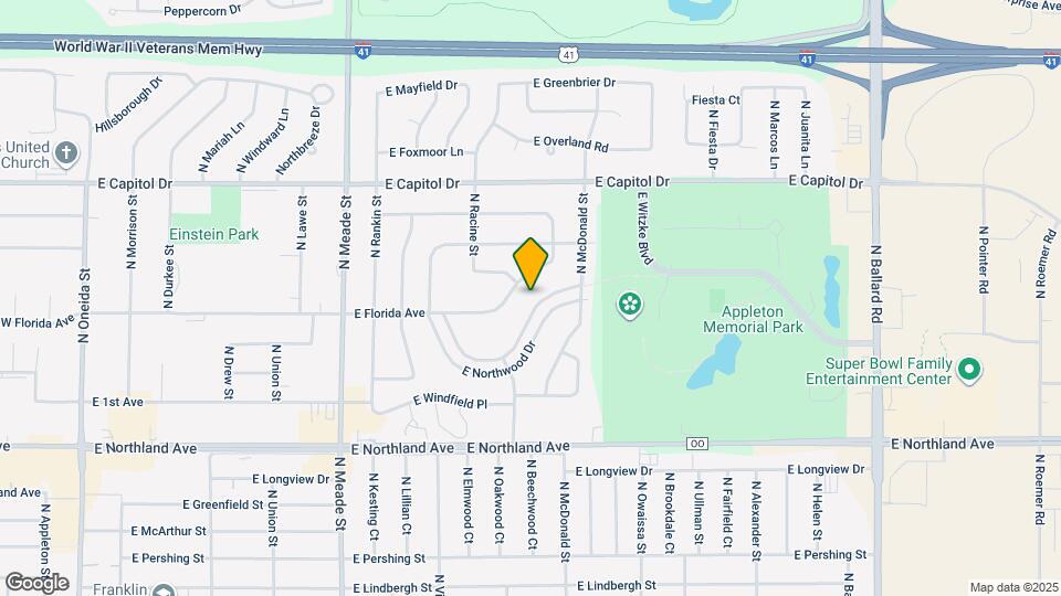 1120 E Northwood Dr Map and Location Details
