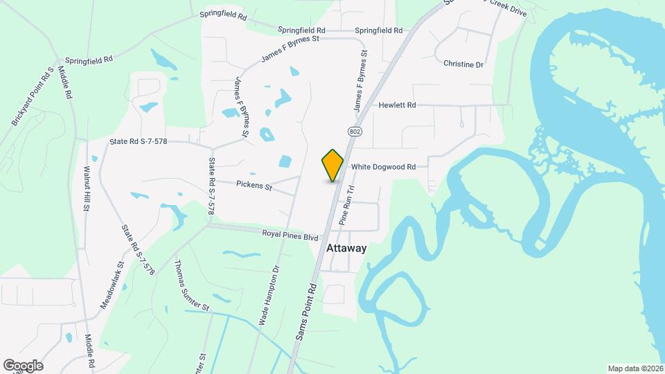 661 Sams Point Rd Map and Location Details