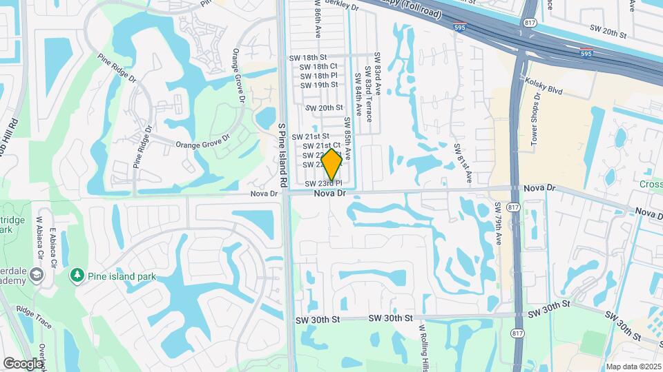 8580 SW 23rd Pl Map and Location Details