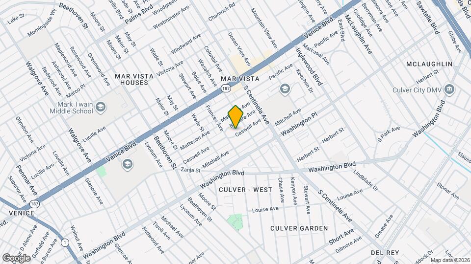 12531 Caswell Ave Mapa y Detalles de la Ubicación