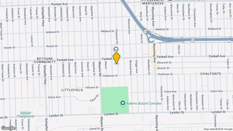 15087 Pinehurst St Map and Location Details