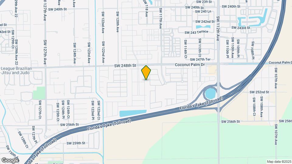 25021 SW 118 Ct Map and Location Details