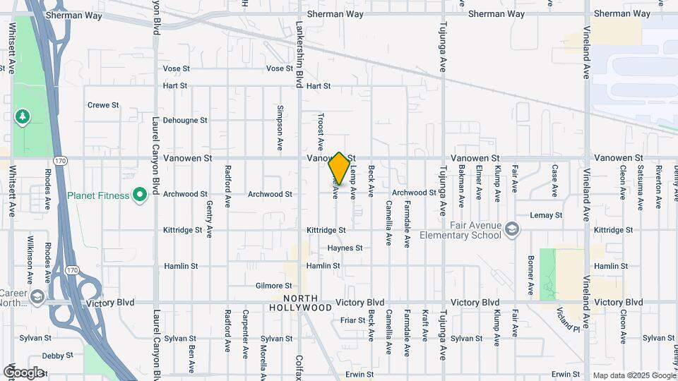 11619 Archwood St, Unit 11619 Map and Location Details