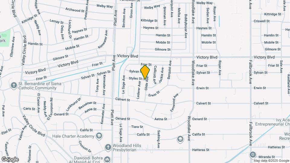 6221 Glide Ave Map and Location Details