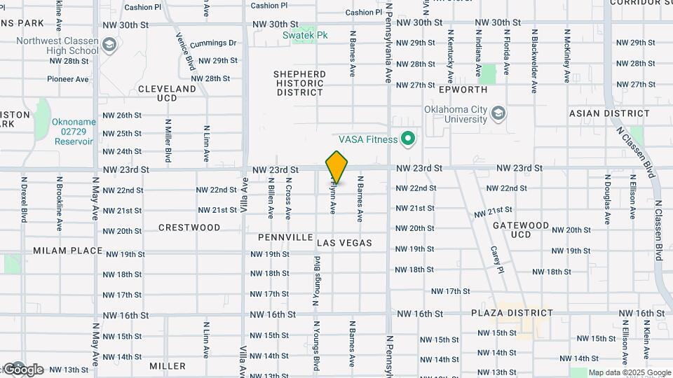 2233 NW 22nd St Map and Location Details