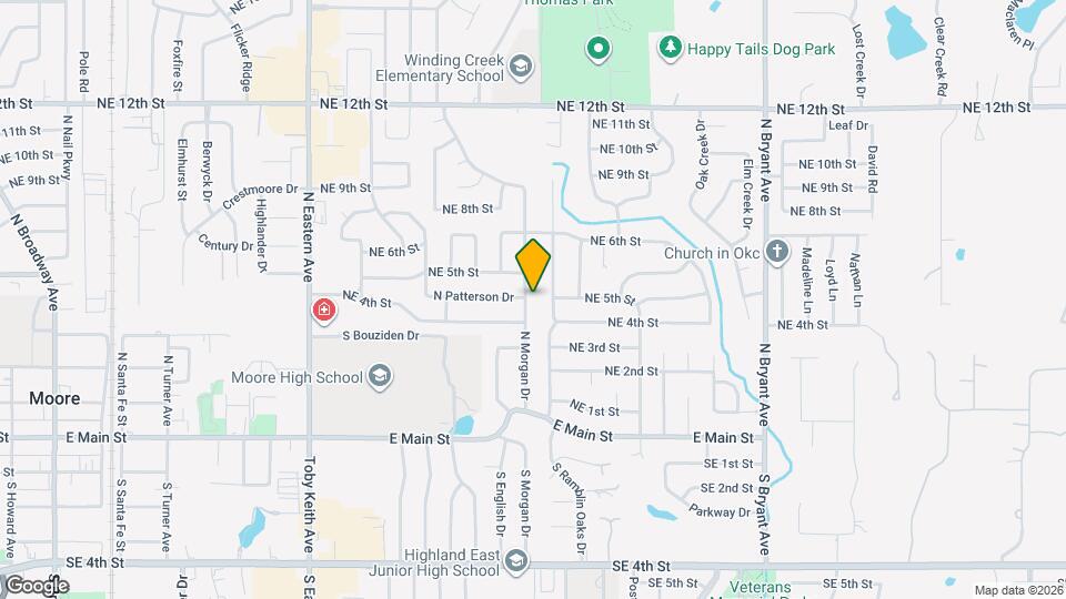 512 N Morgan Dr Map and Location Details