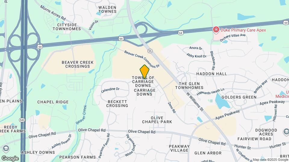 105 Parkerson Ln Map and Location Details