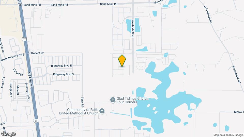 1100 Lakeshore Breeze Pl Map and Location Details