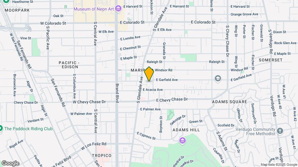 907 Mariposa St Map and Location Details
