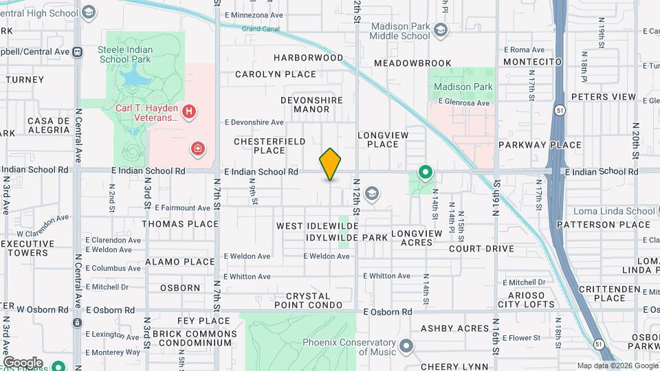 4602 N 11th St Map and Location Details