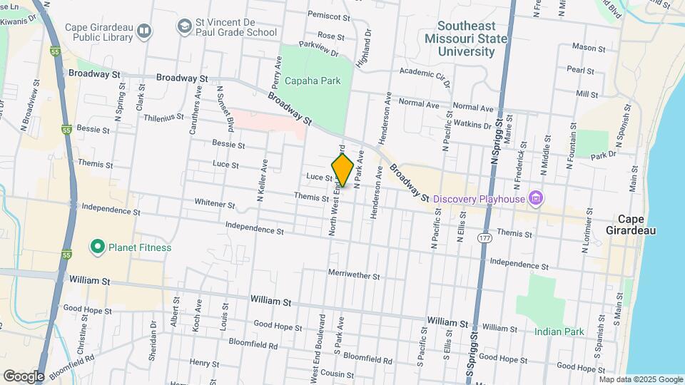 208 NW End Blvd Mapa y Detalles de la Ubicación