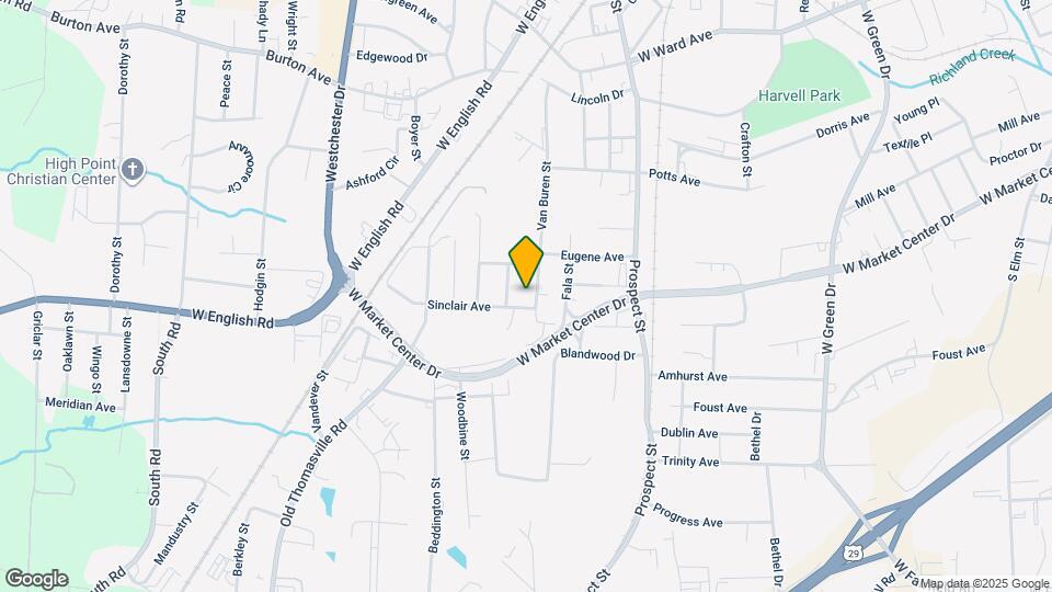 2412 Van Buren St Map and Location Details