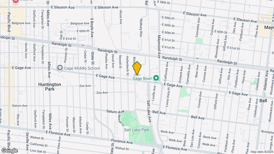 6350 Bissell St, Unit A Map and Location Details