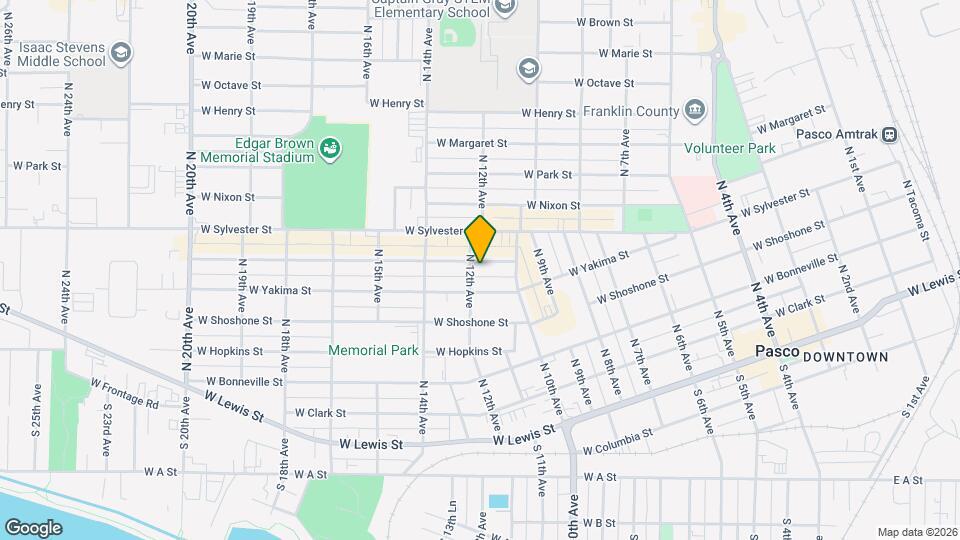 1128 W Irving St Map and Location Details