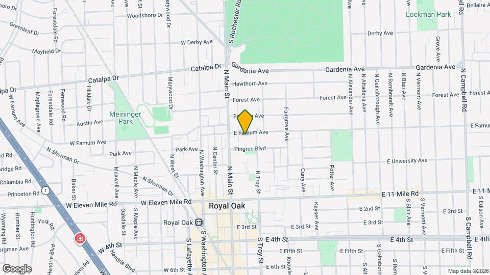 130 E Farnum Ave Map and Location Details