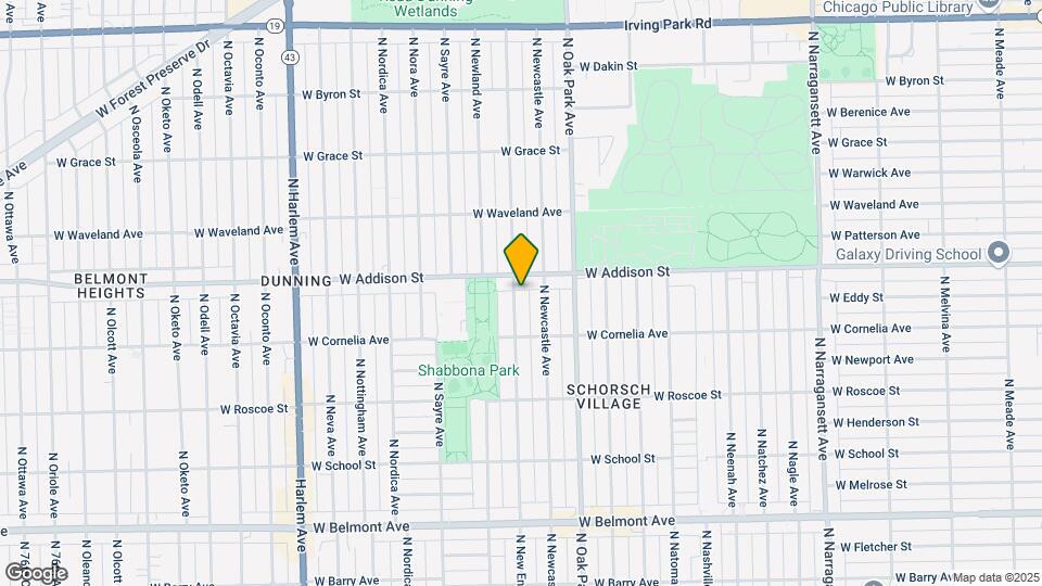3543-3545 N New England Ave Map and Location Details