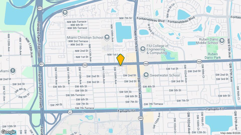 11 SW 109th Ave Map and Location Details