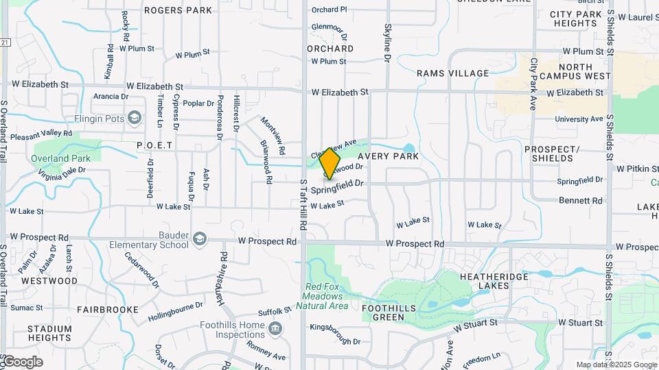 1936 Springfield Dr Map and Location Details