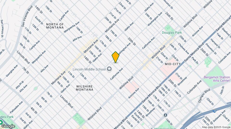 1021 16th St Map and Location Details
