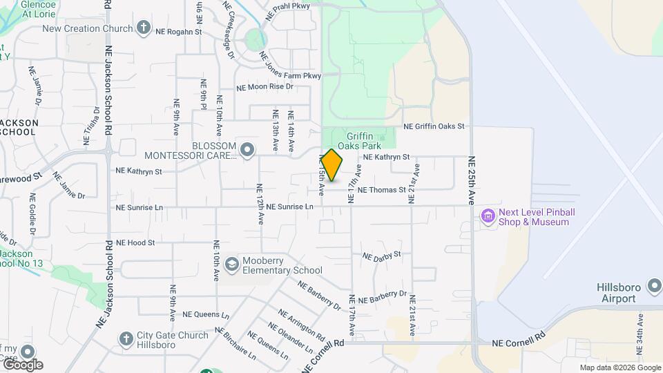 1555 NE Thomas St Map and Location Details