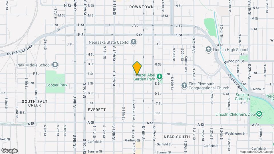 1515 F St Mapa y Detalles de la Ubicación