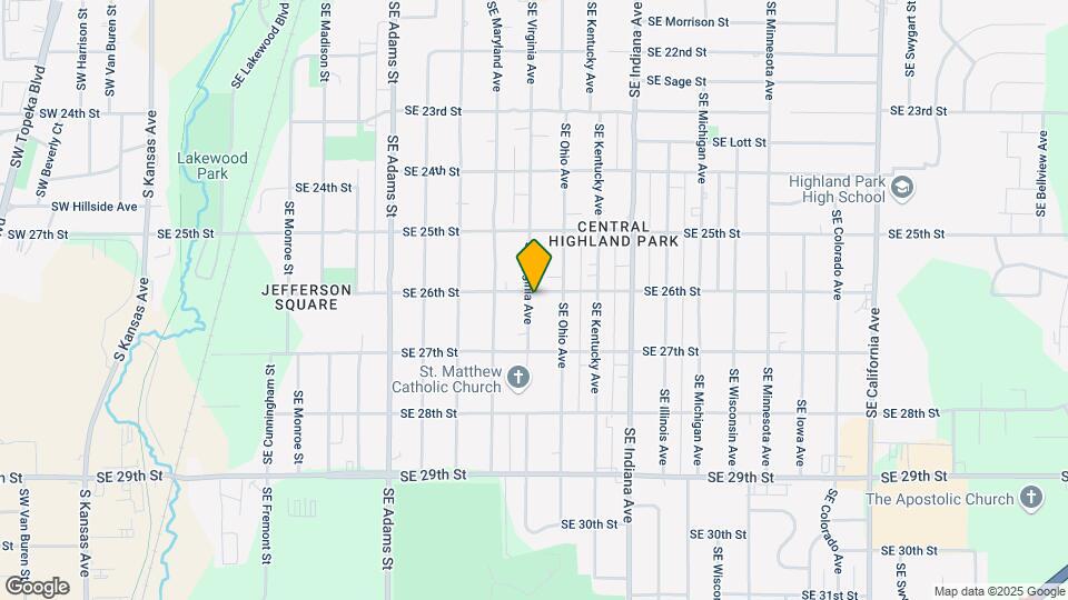 1003 SE 26th St Map and Location Details