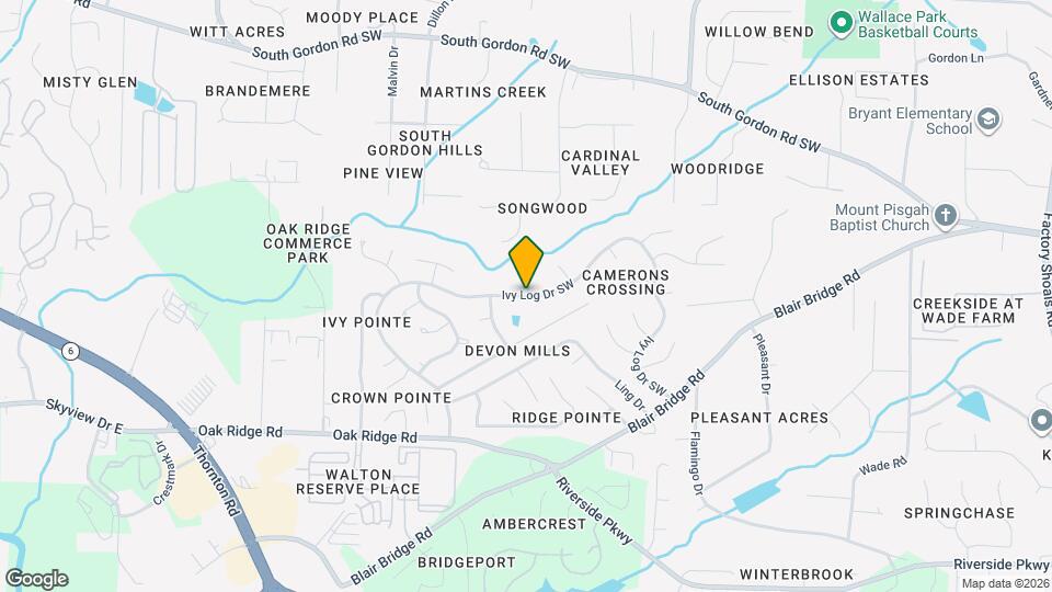 115 Ivy log Pl Map and Location Details