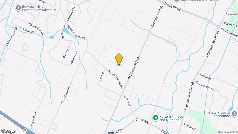 1346 Unity Dr NE Map and Location Details