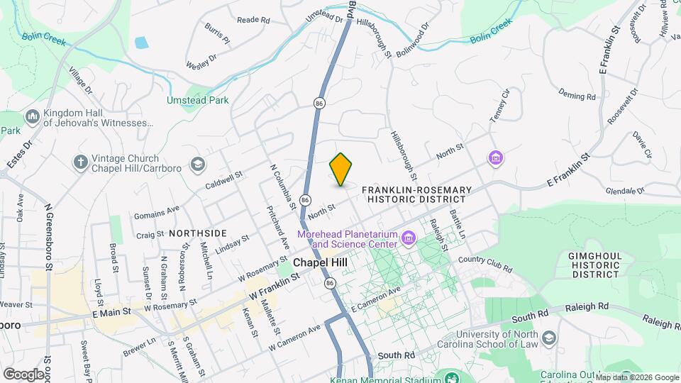 303 Henderson St Map and Location Details