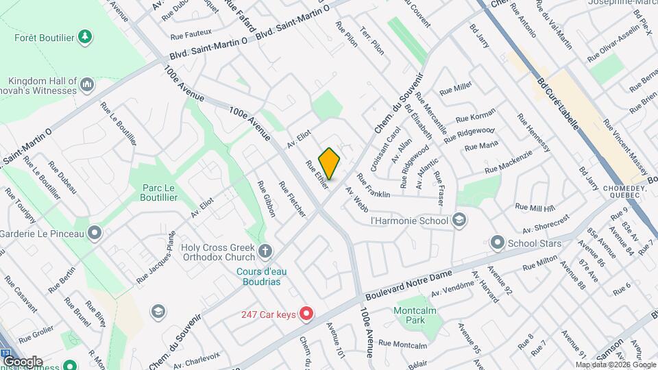 1201-1231 Ethier Rue Map and Location Details