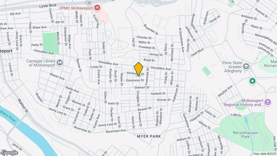 1310 Pirl St Map and Location Details