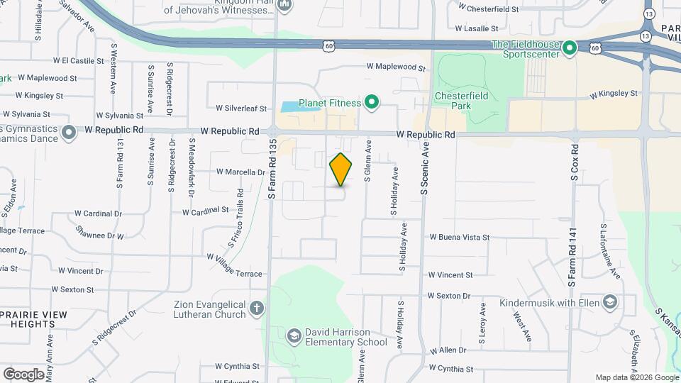 2944 W Swallow St Map and Location Details