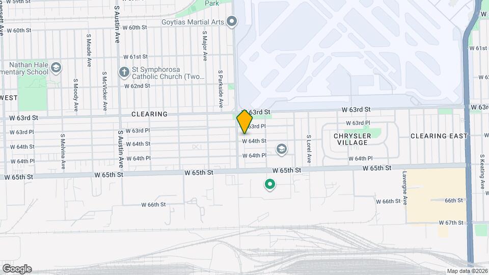 5542 W 64th St Map and Location Details