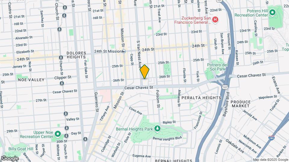 1515 S Van Ness Ave Map and Location Details
