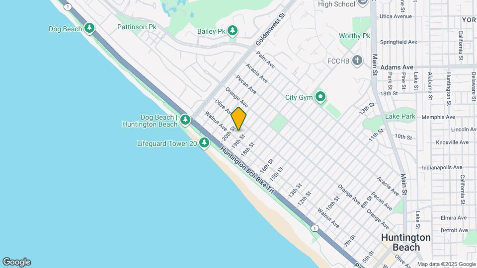 205 19th St Map and Location Details