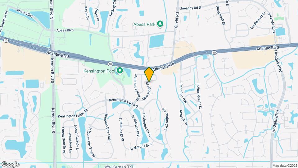 1727 Blue Ridge Dr Map and Location Details